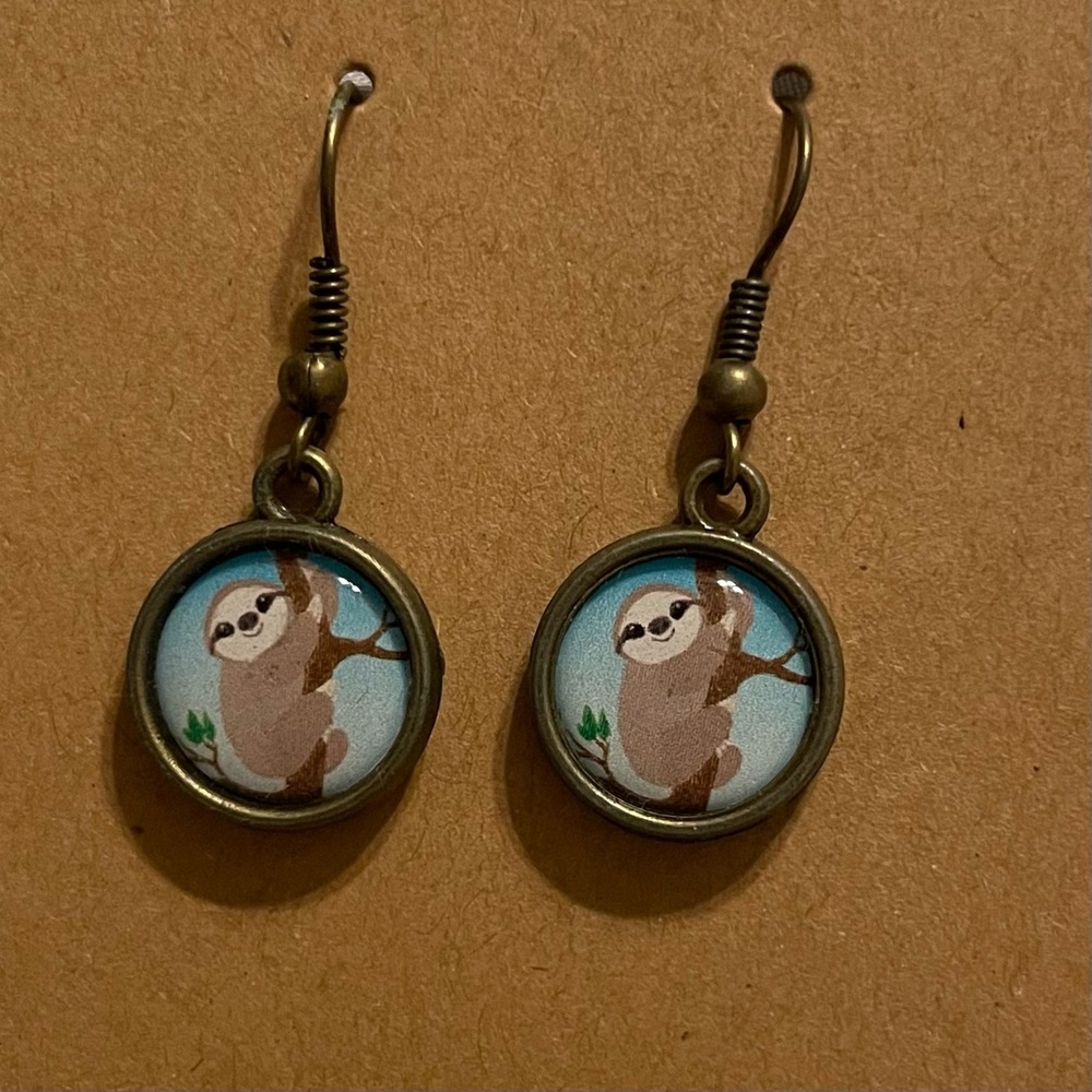Sloth Dangle Earrings